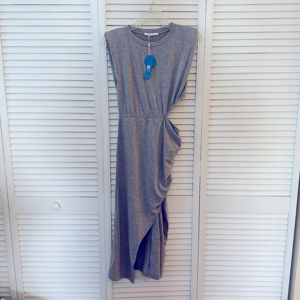Cupshe grey dress size xs, new with tag